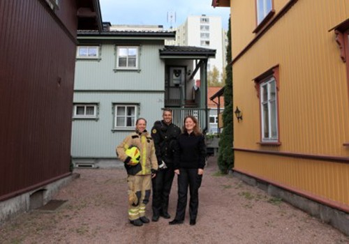Brannvesenet på husbesøk