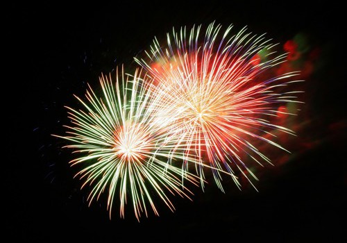 Fyrverkeri på nyttårsaften