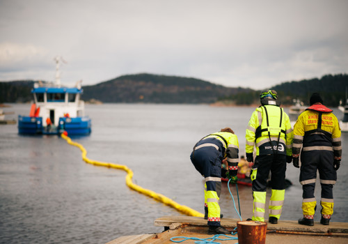 Stor øvelse på Drammensfjorden